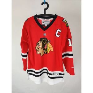 (V) CHICAGO BLACKHAWKS REEBOK NHL YOUTH L/XL TOEWS #19